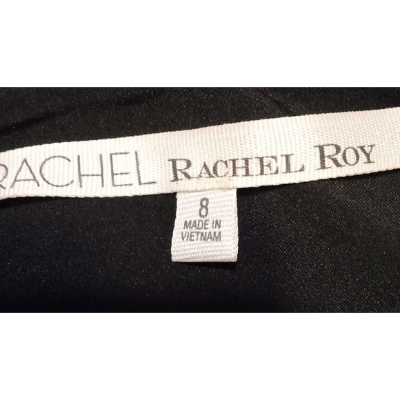 NWT Rachel Roy Designer Metallic Autumn Colors Dress Lined Sz 8 - Picture 5 of 7